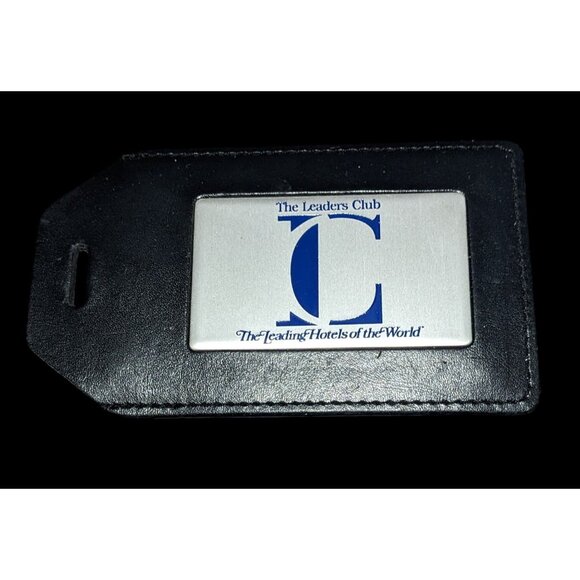 Leeman Ilani Cowhide Leaders Club Luggage Tag - Picture 1 of 6